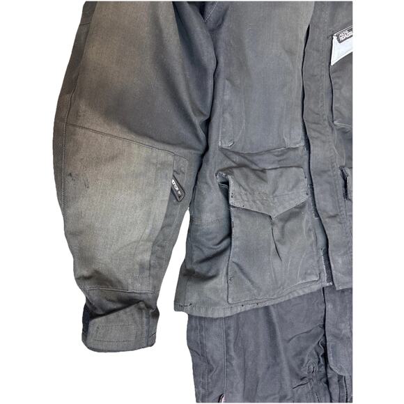 Aerostitch Roadcrafter GoreTex Motorcycle Riding 2 Pc Black Jacket 48L Pant 46 - Picture 5 of 16
